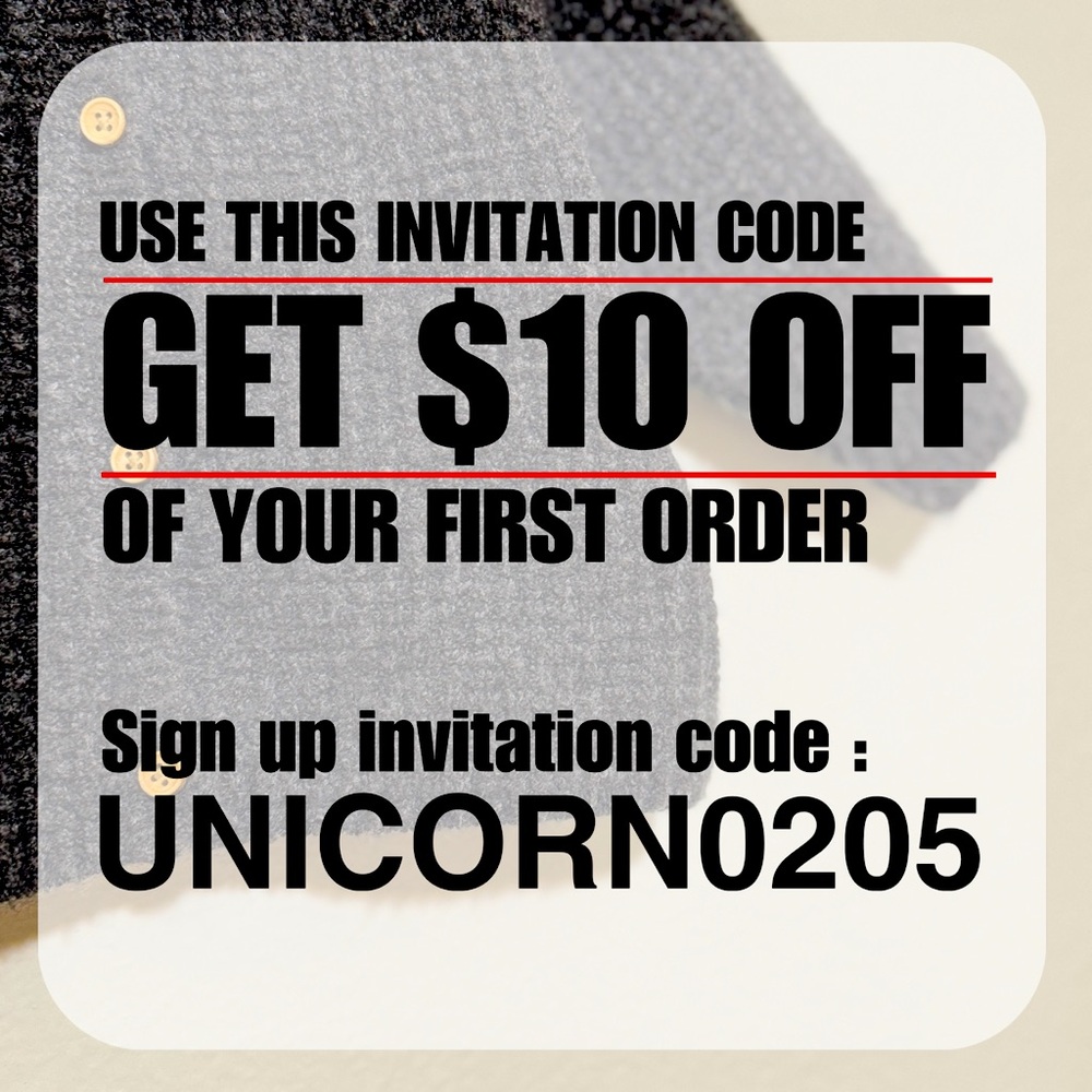 Referral code for $10 off / first order discount
